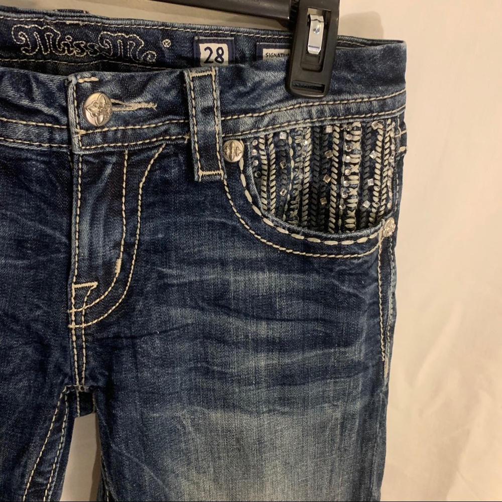 Miss me signature-rise boot cut jeans size 28